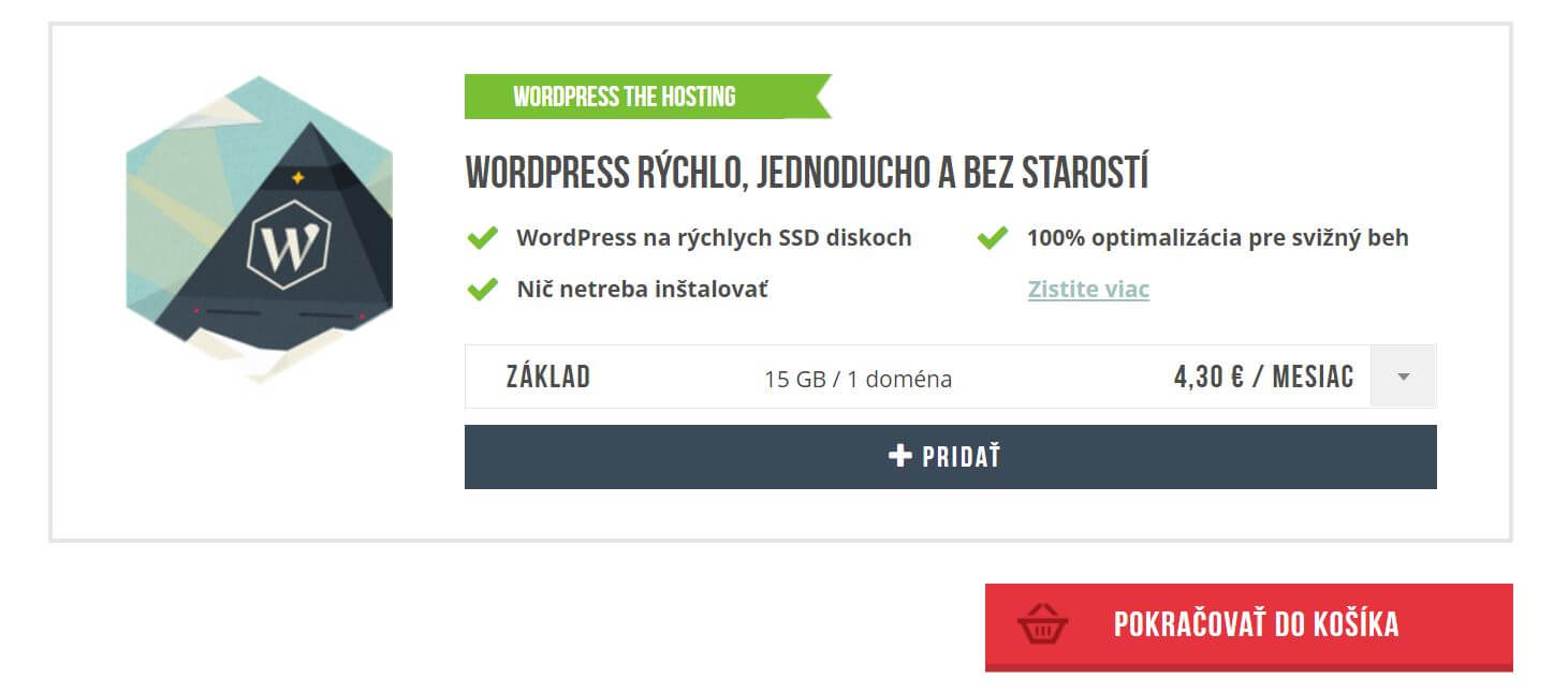 Älteres WordPress-Hosting-Angebot