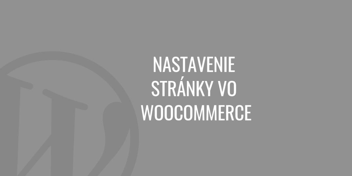Site-Einstellungen in WooCommerce